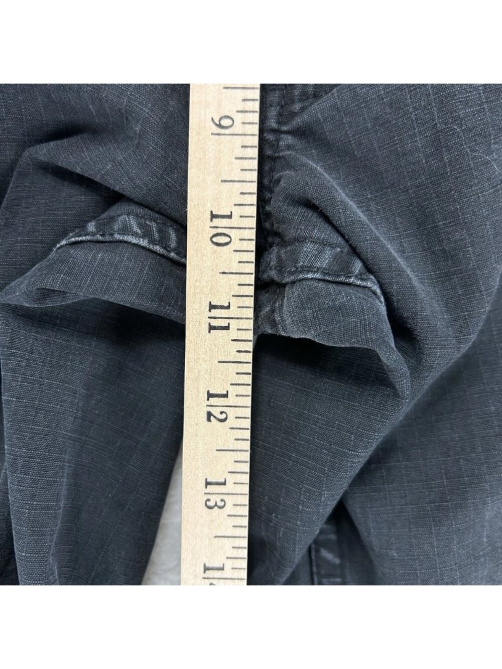 Harley-Davidson Ripstop Cargo Riding Pants Black 2004 Tactical Moto Biker 32x34 - Picture 10 of 16